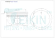 Toyota 1FZFE Piston Set PO772 040 - Austral | Universal Auto Spares