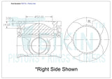 Toyota 1VDFTV Piston Set PO774 STD - Austral | Universal Auto Spares