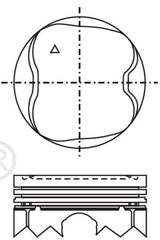 Toyota 2ZRFE Piston Set PO856 STD - Austral | Universal Auto Spares