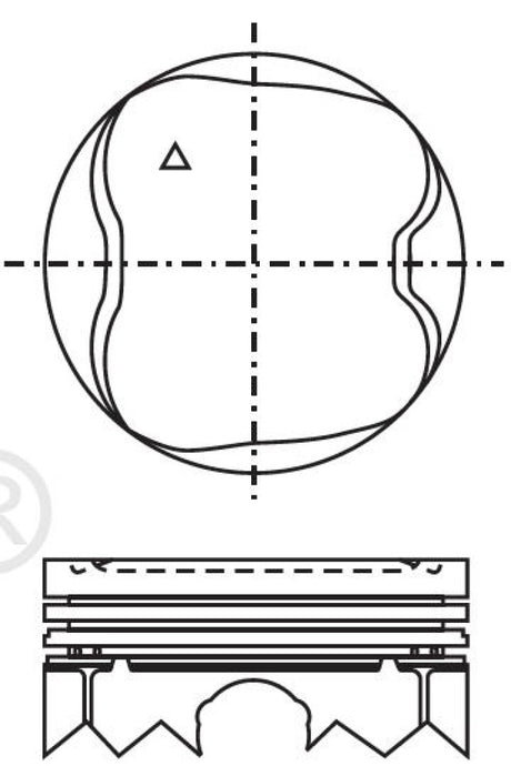 Toyota 2ZRFE Piston Set PO856 STD - Austral | Universal Auto Spares