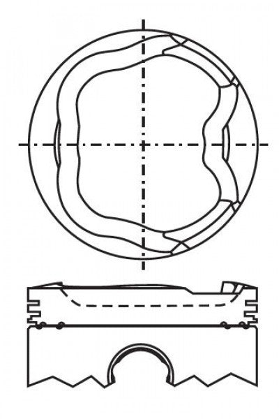 Toyota 2TRFE Piston Set PO980 020 - Austral | Universal Auto Spares