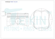 Toyota 1GRFE Piston Set PO985 020 - Austral | Universal Auto Spares