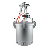 Pressure Tank Pot With Spray Gun Gauge Hose House DIY Painting Air Tools 10Litre PPSG-10L - Machter