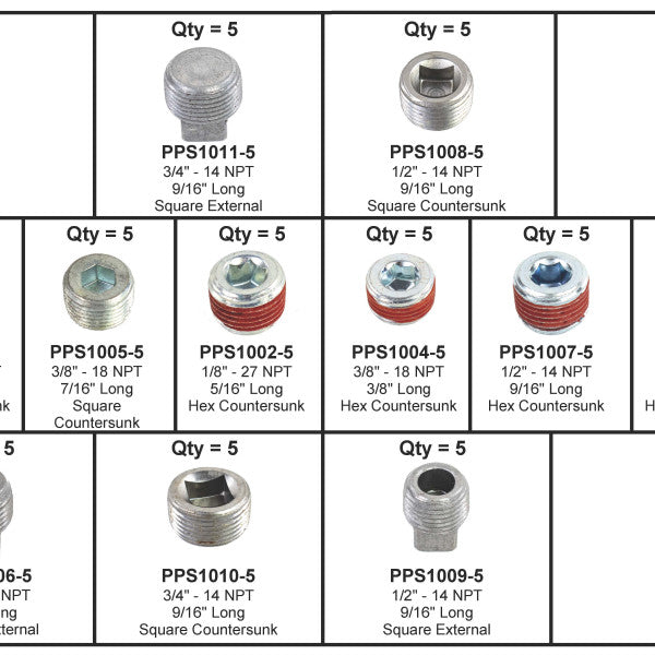 Pipe Plug PIPE PLUG KIT IMPERIAL PPSK1 - PREMIER