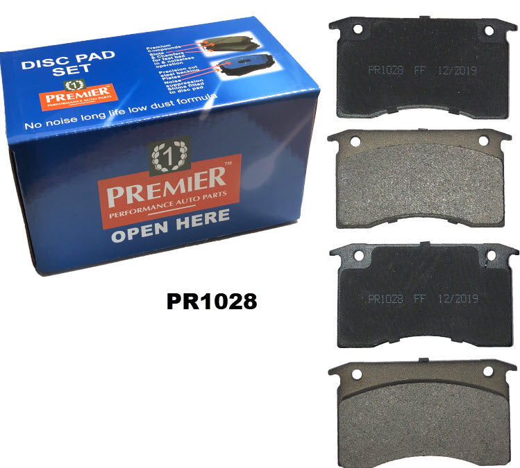 Premier Red Brake Pads PR1028 (DB1028) – Premier Performance Auto Parts