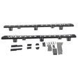 Steel Black Backbone Mount Roof Rack Fit For Mitsubishi Pajero 1999-ON PRCB-MB001 - Machter