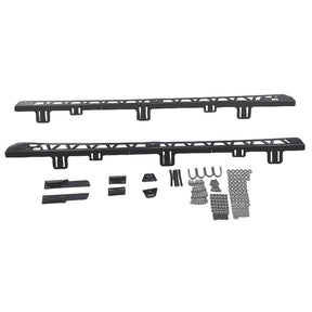 Steel Black Backbone Mount Roof Rack Fit For Mitsubishi Pajero 1999-ON PRCB-MB001 - Machter