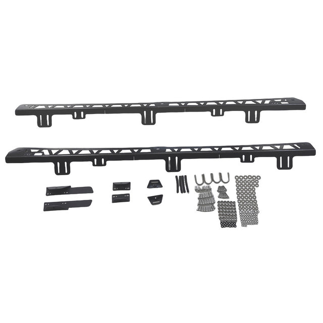 Steel Black Backbone Mount Roof Rack Fit For Mitsubishi Pajero 1999-ON PRCB-MB001 - Machter