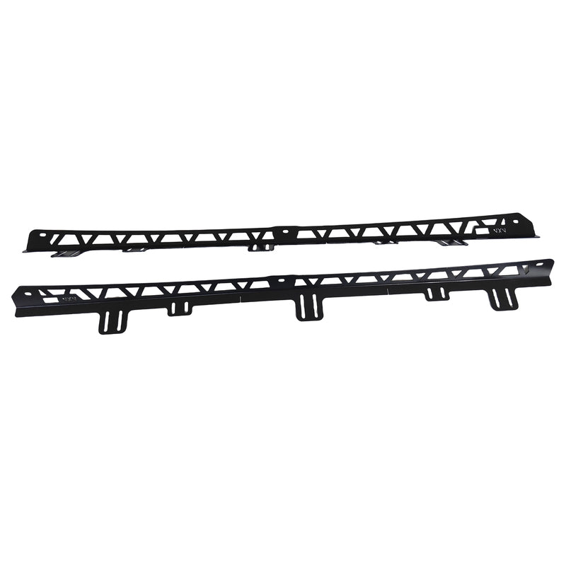 Steel Black Backbone Mount Roof Rack Fit For Mitsubishi Pajero 1999-ON PRCB-MB001 - Machter