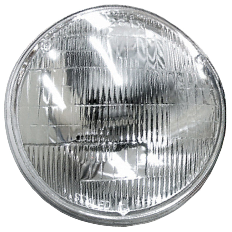 Sealed Beam 5-3/4″ 12v Round Small 3 Pin Curved Face - Motolite