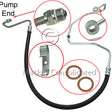 Hose - Power Steering FORD BA BF V8 24V & 32V PSH1025 - MACKAY