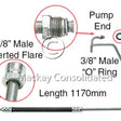 Hose - Power Steering HOLDEN VH VK 6 CYL PSH1051 - MACKAY