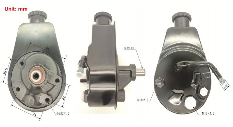 Power Steering Pump Fit For Ford Falcon Fairlane Fairmont EA EB ED 6Cyl 1988-1994 PSP-FD015 - Machter