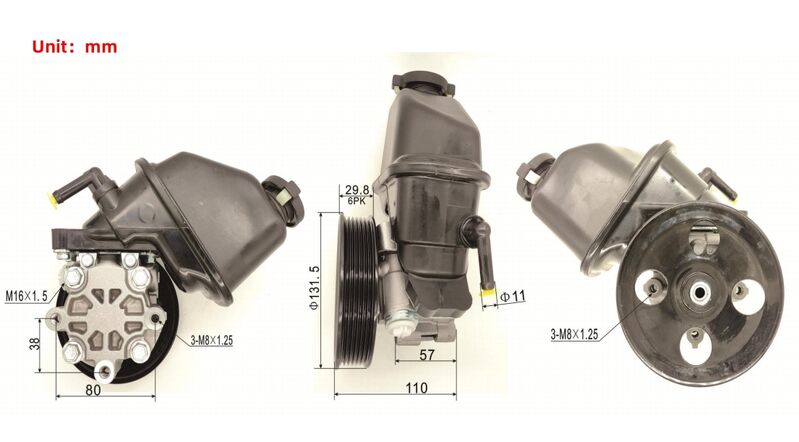 Machter Power Steering Pump Fit For Holden Captiva CG2 2.4L Petrol 2011-2016 PSP-HLN018 - Machter