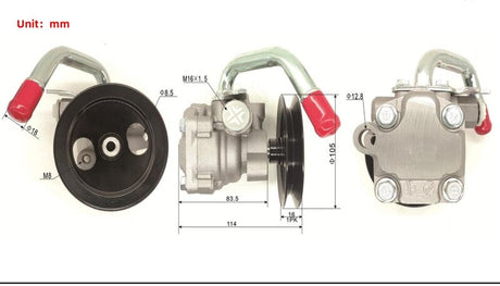 Power Steering Pump Fit For Hyundai Getz TB 1.4L 1.6L 2002-2011 - Machter