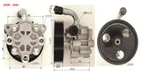 Machter Power Steering Pump With Belt Pulley Fit For Jeep Commander XK XH Grand Cherokee III WH WK PSP-JP013M - Machter