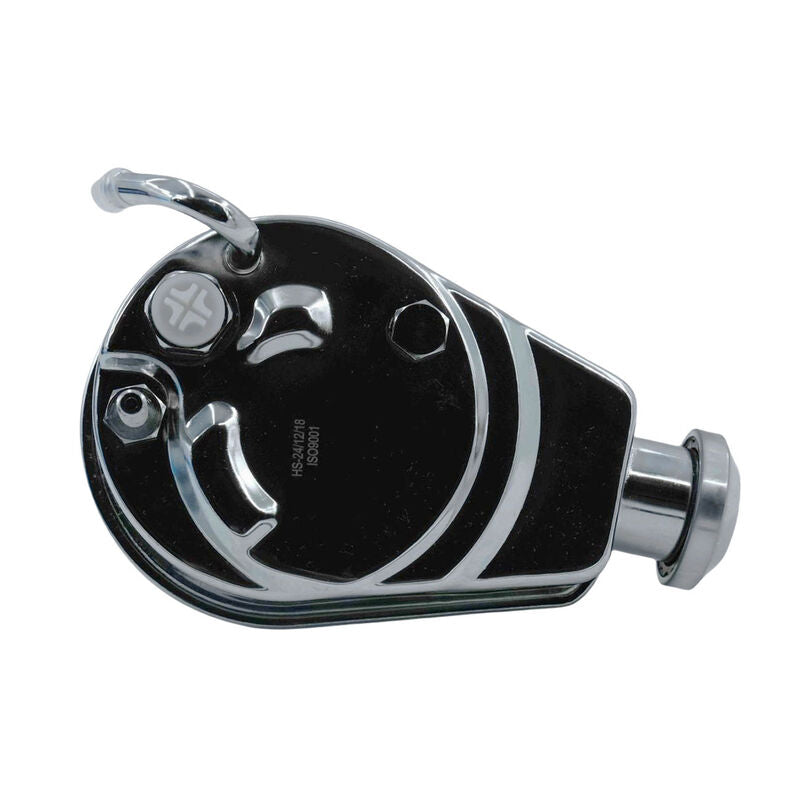 Power Steering Pump Fit For Chevrolet SB BB Saginaw Key Way 5/8 Shaft Chromed PSP-MER002M - Machter