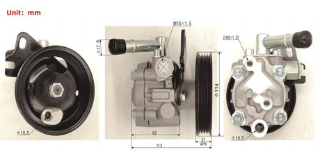 Power Steering Pump Fit For Nissan Pulsar N14 N15 1.6 Litre Inline 4 Petrol- (qg16) - Machter