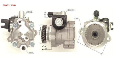 Power Steering Pump Without O Ring Fit For Nissan Patrol GU ZD30 3.0L Diesel 2000-2017 49110-VS40A - Machter