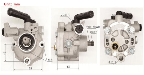 Power Steering Pump Without Pulley Fit For Subaru Liberty GT Impreza WRX G3 Forester Petrol Turbo Only 34430-FG040 - Machter