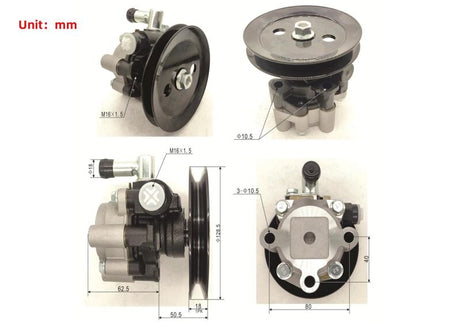 Power Steering Pump Fit For Toyota Hiace H100 LH10 LH11 I4 2.4L 2.8L 3.0L 1990-2004 - Machter