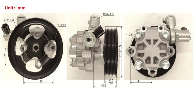 Power Steering Pump Fit For Toyota Prado GDJ150R 2.8L Turbo Diesel 1GD-FTV Engine 2015-ON PSP-TA017M - Machter