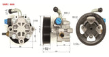 Power Steering Pump Fit For Toyota Landcruiser Prado 120 4.0L Petrol 2003-2009 PSP-TA018M - Machter