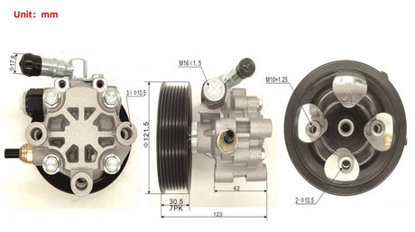Power Steering Pump Fit For Toyota Aurion GSV40R RAV4 GSA33 For Lexus RX GGL15R - Machter