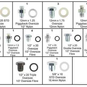 Sump Plug Kit S/PLUG KIT OVERSIZE/PIGGY BACK PSPK4 - PREMIER