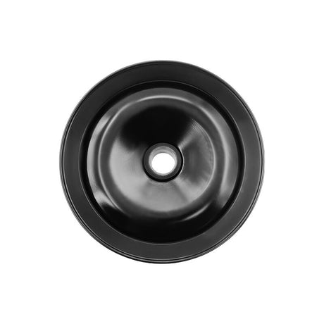 Pulley 3/4" Shaft Fit For GM/Ford Power Steering Pump Single Groove Steel Black - Machter