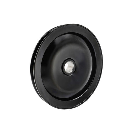 Pulley 3/4" Shaft Fit For GM/Ford Power Steering Pump Single Groove Steel Black - Machter