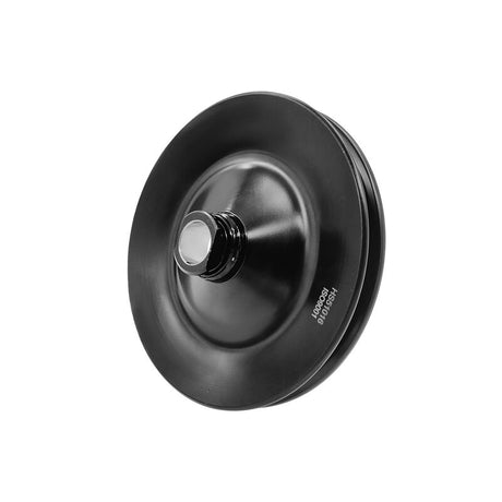 Pulley 3/4" Shaft Fit For GM/Ford Power Steering Pump Single Groove Steel Black - Machter