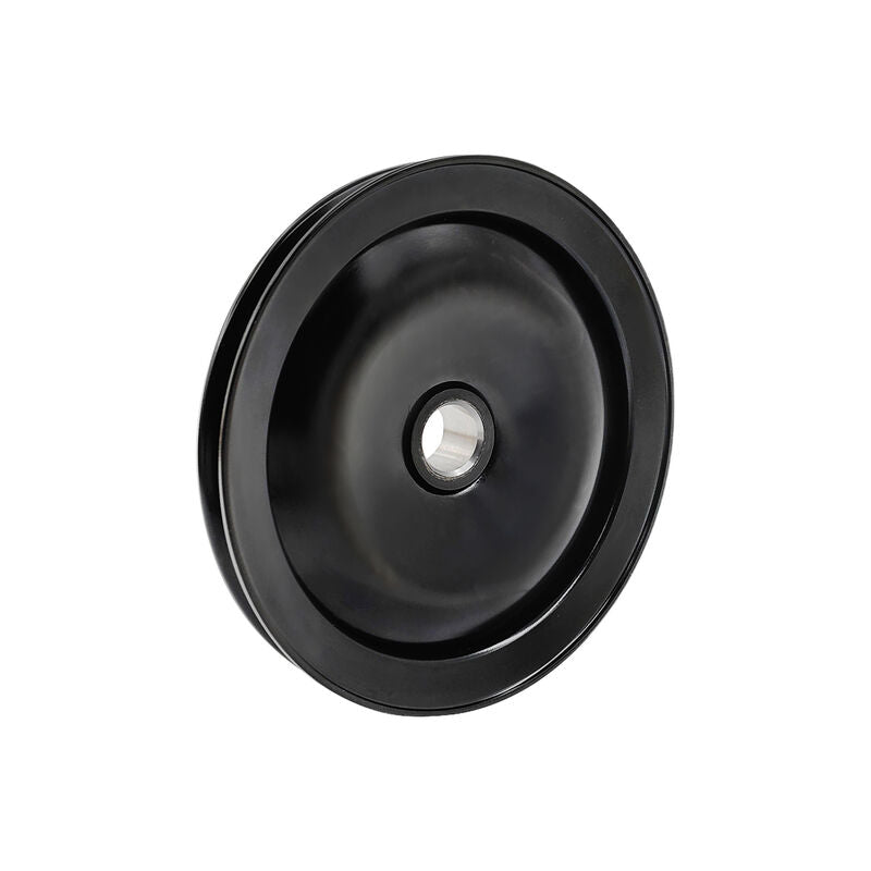 Pulley 3/4" Shaft Fit For GM/Ford Power Steering Pump Single Groove Steel Black PSPP-GM002 - Machter