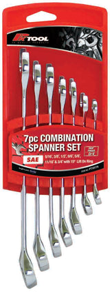 7 Pieces SAE Or Metric CR-V Combination Spanner Set - PKTool Metric