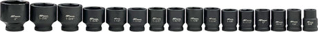 20 Pieces 6 Point Impact Socket Set - PKTool