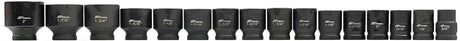 20 Pieces 6 Point Impact Socket Set - PKTool