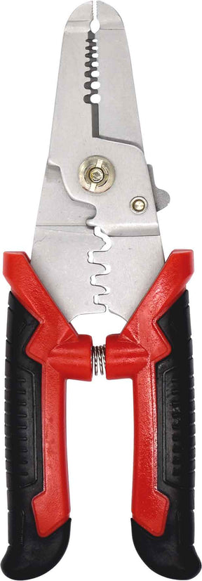 180mm 3-in-1 Crimper, Cutter & Cable Stripper - PKTool | Universal Auto Spares