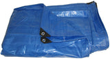 Heavy Duty Blue Poly Tarps With Re-Inforced Grommets 8 Sizes - AUTOKING