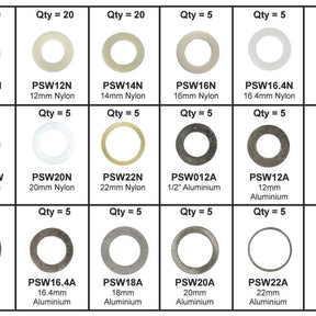 Sump Plug Washer Kit SUMP PLUG WASHER KIT NYLON/ALU PWK3 - PREMIER