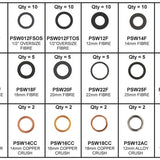 Sump Plug Washer Kit SUMP PLUG WASHER KIT FIBRE/CRU PWK4 - Premier