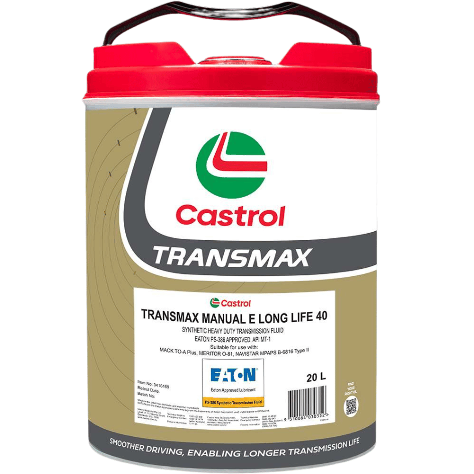 TRANSMAX Manual E Long Life 40 20L - Castrol - Manual Transmission Fluid - Castrol