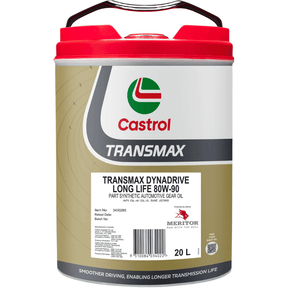 TRANSMAX Dynadrive Long Life 80W - 90 20L - Castrol - Gear & Differential Oils - Castrol