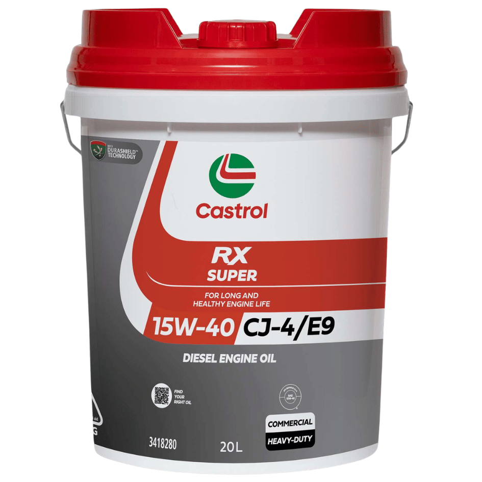 RX Super 15W - 40 CJ - 4/E9 20L - Castrol - Diesel Engine Oil - Castrol
