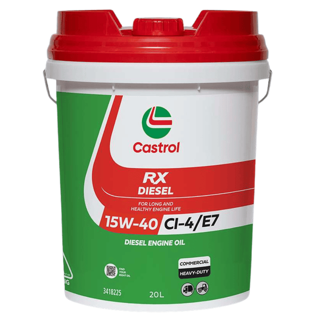 RX Diesel 15W - 40 CI - 4 PLUS/E7 20L - Castrol - Diesel Engine Oil - Castrol