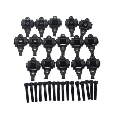 16 Pieces Roller Rocker Arm Fit For Chev LS1 LS6 LS2 12681275 / LS3 L92 LS9 L98 Exhaust - Machter