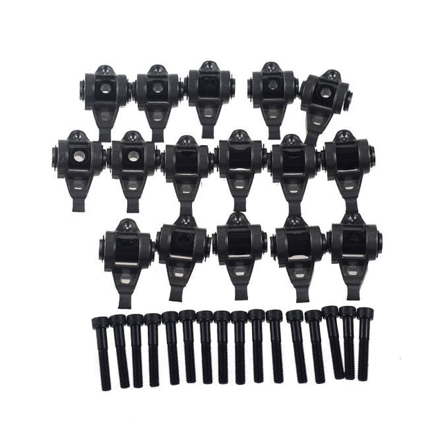 16 PCS Roller Rocker Arm Fit For Chev LS1 LS6 LS2 12681275 / LS3 L92 LS9 L98 Exhaust RA-CV002 - Machter