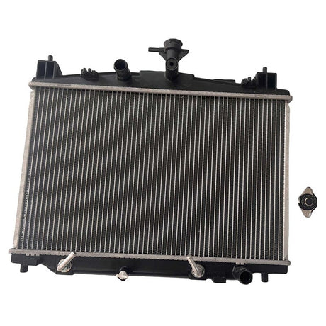 16mm Radiator With Cap Fit For Mazda 2 DE Series 1.5L 4Cyl Petrol Auto Manual 06/2007-07/2014 - Machter