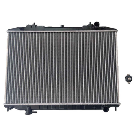 Aluminum Core Plastic Tank Radiator With Cap Fit For Nissan Navara D22 2.5L YD25 Turbo Diesel Manual 12/2007-ON - Machter