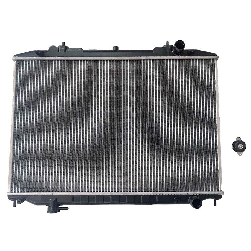 Aluminum Core Plastic Tank Radiator With Cap Fit For Nissan Navara D22 2.5L YD25 Turbo Diesel Manual 12/2007-ON RAD-NS009 - Machter
