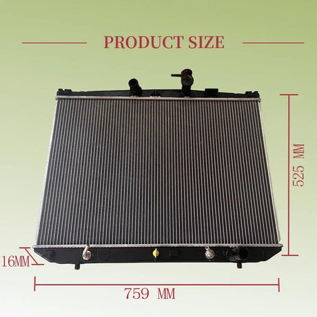 Radiator With Cap Fit For Toyota Kluger GSU50 GSU55 3.5L 2GRFE 2GRFKS 2014-2021 16400-0V100 - Machter